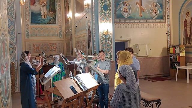 Стихиры на «хвалитех»: воскресные гл. 1-й, святых гл. 5-й и 4-й, стихира евангельская 2-я. смотреть онлайн