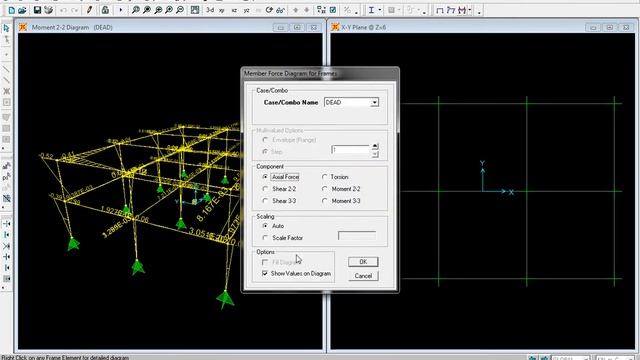C20B Como crear un grafico de axial 3d Saap2000 смотреть онлайн