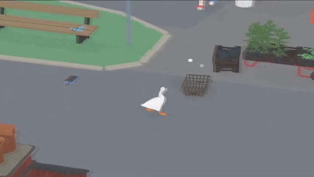 Mама я в телеке!!! прохождение игры Untitled Goose Game #2 смотреть онлайн