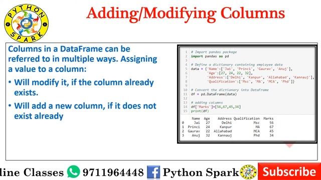 Pandas Part-4| iteration| Operations on rows and columns-add, select, delete, rename| CBSE 2020 смотреть онлайн
