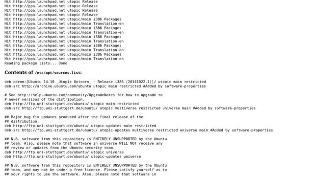 Ubuntu: "apt-get update" gives many [Ign] errors - is that a problem? смотреть онлайн