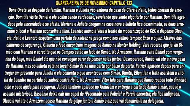 Resumo Semanal A Infância de Romeu e Julieta 06/11 a 10/11/23: Livia descobre que Alex a enganou? смотреть онлайн