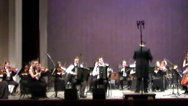 П.Сарасате "Наварра" Сибирский дуэт баянистов. Новосибирск смотреть онлайн