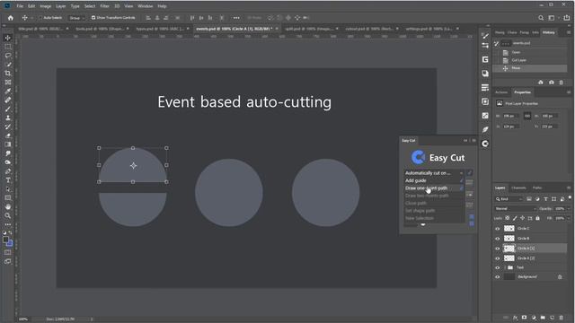 How to Cut / Split Layers in Adobe Photoshop using Easy Cut смотреть онлайн