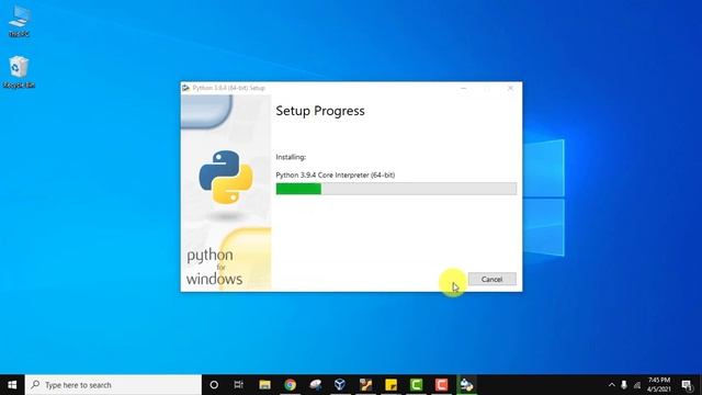 How to install Python 3.9.4 on Windows 10 смотреть онлайн