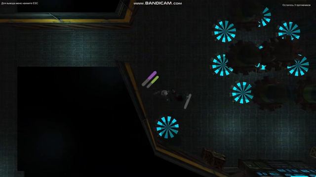 Демонстрация геймплея одноуровневой игры жанра top-down-shooter смотреть онлайн