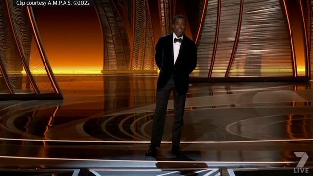 Уилл Смит подрался и ударил Криса Рокка на вручении Oscar 2022 смотреть онлайн