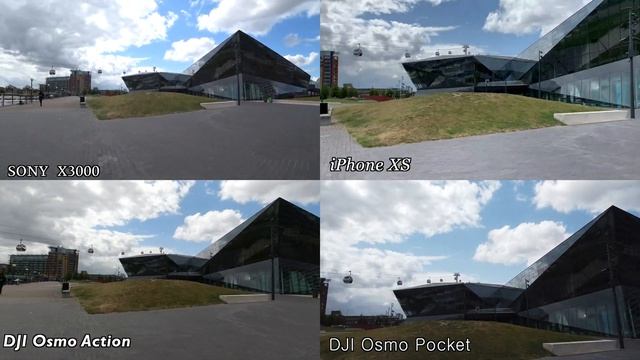 Дневной тест DJI Osmo Action, Pocket, Sony X3000, iPhone XS смотреть онлайн
