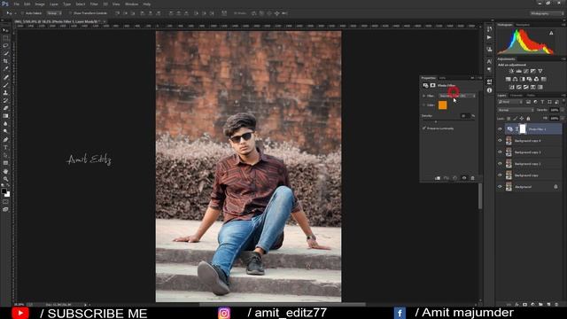 Photoshop cc color grading secrets - color grading onli 5 minutes - Amit editz смотреть онлайн