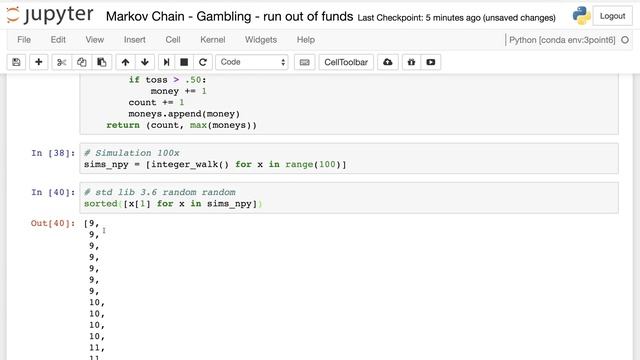 Markov Chain Gamblers Ruin How Much Made Part II смотреть онлайн
