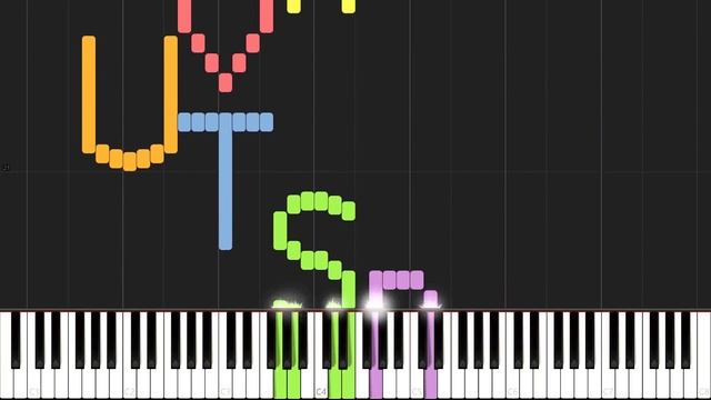 Play the Alphabet with the Piano (Synthesia) смотреть онлайн
