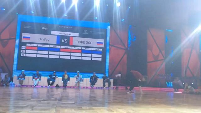 D-WAY VS DOPE DOG |KIDS 16-19| SOCHI OPEN 2019 смотреть онлайн