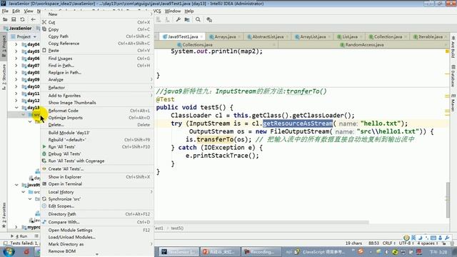 【day30】17 尚硅谷 Java语言高级 java9新特性：InputStream中的transferTo方法 смотреть онлайн