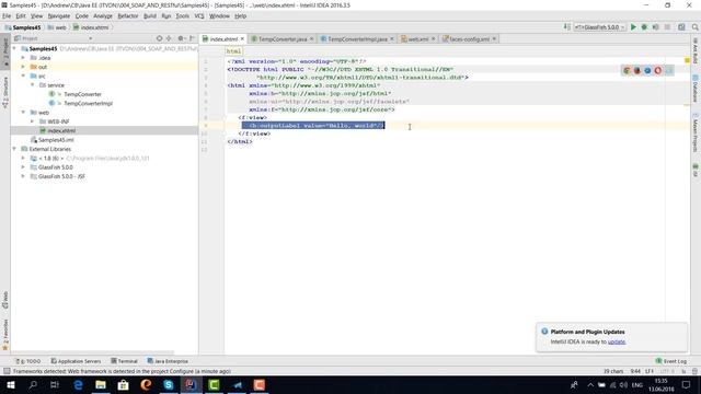 Создание SOAP и RESTfull сервисов. Основы Java EE. Урок 4 смотреть онлайн