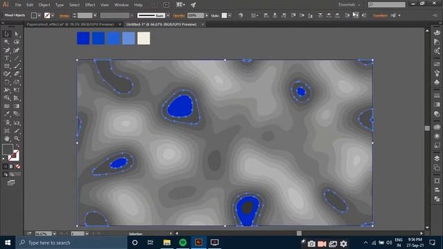 Paper Cut Out Effect | Adobe Photoshop Tutorial | Adobe Illustrator Tutorial смотреть онлайн