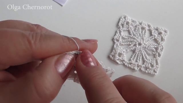 Кофта крючком. Красивый ажурный квадрат. смотреть онлайн