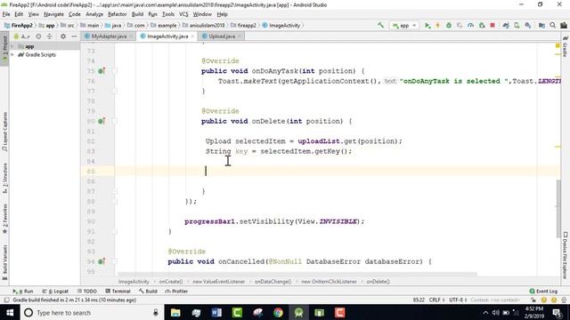 Firebase Storage part 6 : store, retrieve and delete image смотреть онлайн