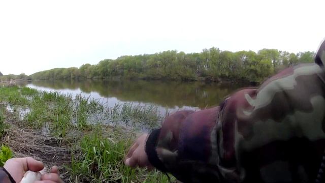 Рыбалка на реке Быстрая Сосна,с другом! смотреть онлайн