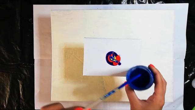 Acrylic Fluid Art Painting - Abstract Art / Акриловая заливка - Флюид Арт смотреть онлайн