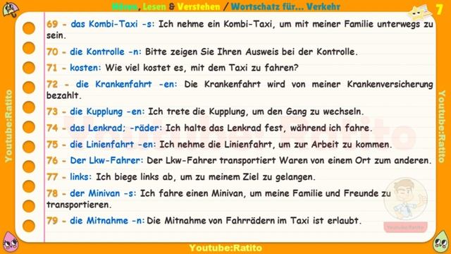 Mein Wortschatz für… Verkehr смотреть онлайн