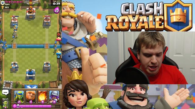 LEVEL 1 KICKS LEVEL 6. LOW ARENA GAMEPLAY | Clash Royale смотреть онлайн
