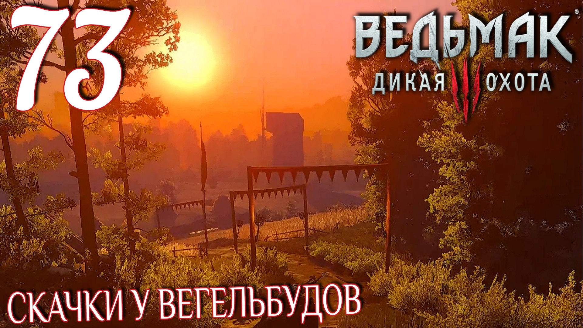 Ведьмак 3: Дикая охота. Прохождение ─ Часть 73: Скачки у Вегельбудов смотреть онлайн