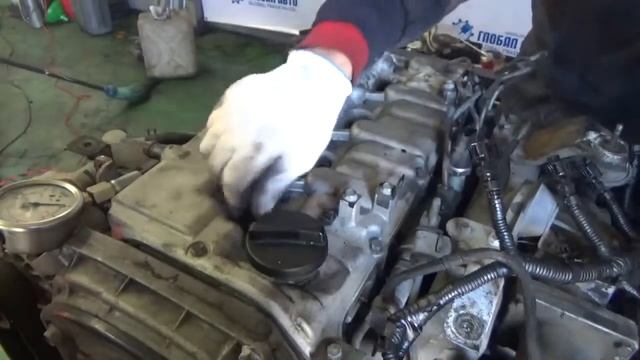 Проверка компрессии двигателя D4CB 2521994 sorento смотреть онлайн