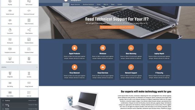 The Computer Support WordPress Theme - a rock solid repair service theme смотреть онлайн