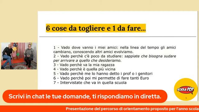 Orientamento - Presentazione Online Del Servizio #orientamento #orientamentoscolastico #scuola