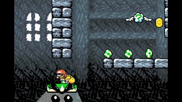 Super Mario Advance 3: Yoshi's Island (GBA) 5-4: Sluggy The Unshaven's Fort Walkthrough смотреть онлайн