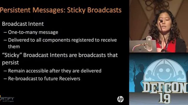 DEF CON 19 - Yekaterina Tsipenyuk O'Neil, Erika Chin - 7 Ways to Hang Yourself with Google Android смотреть онлайн