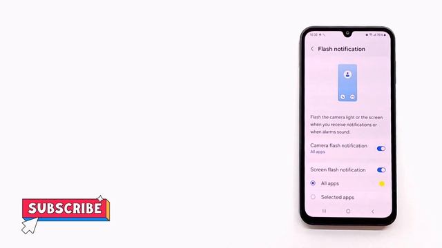 Samsung Galaxy A15 how to turn on flash notifications , enable LED Notification Light смотреть онлайн
