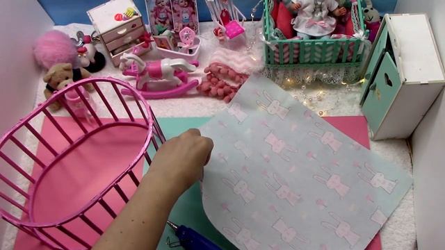 Как сделать круглую кроватку для куклы мини реборн How to make a round bed for a mini reborn doll смотреть онлайн