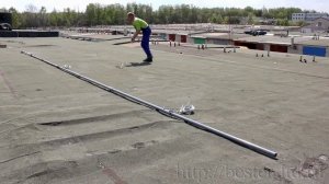 Монтаж мачты и антенны D4-145.