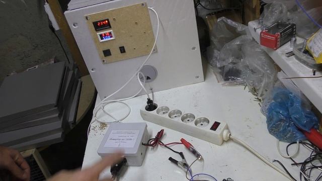 Автоматическое резервное питание для инкубатора / Бесперебойник для инкубатора смотреть онлайн