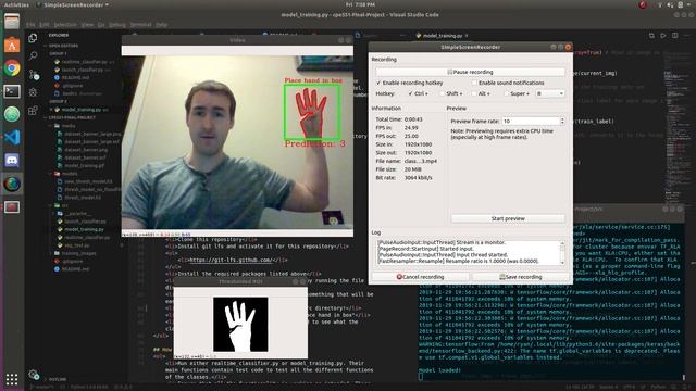 Demo Video for real time digit classifier for Python Final project смотреть онлайн