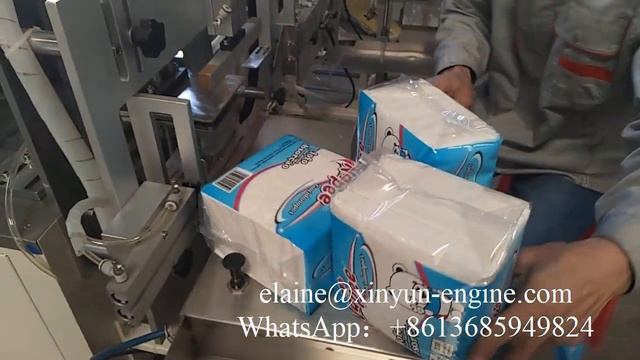 Полуавтоматическая машина для упаковки салфеток в бумажные салфетки смотреть онлайн