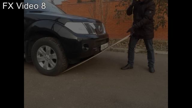 Nissan Pathfinder 2.5 TDI (R51) углы въезда/съезда - angle test смотреть онлайн