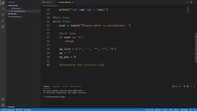 How I built a Simple Calculator App in Python? смотреть онлайн