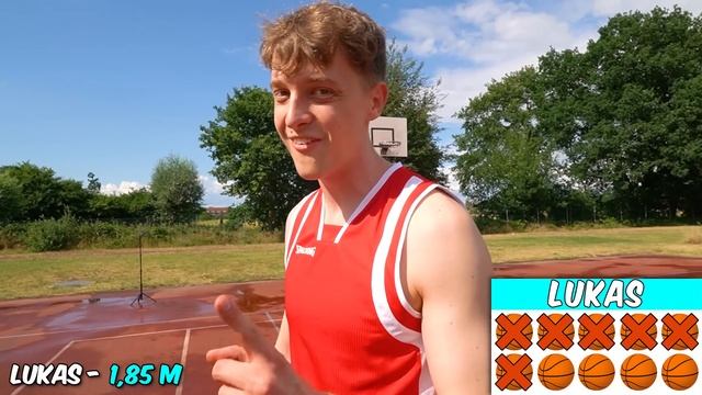 Basketball Challenge vs GRÖßTER MENSCH DEUTSCHLANDS! (2,25m) смотреть онлайн