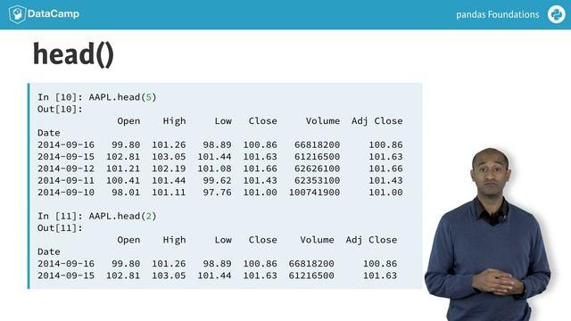Python Tutorial: pandas Foundations смотреть онлайн