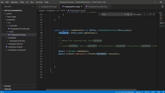 Drupal 8 Tutorial for Beginner Lesson-58: Insert Form Data Using Custom Module in Drupal 8 - Hindi смотреть онлайн