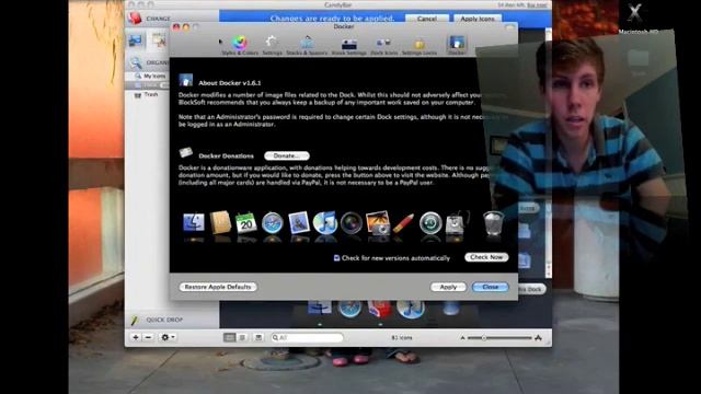 Appearance Tutorial: Dock Library, Docker, Candy Bar смотреть онлайн