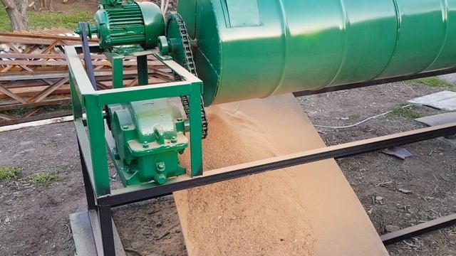 Сушилка для опилок(барабанная). смотреть онлайн