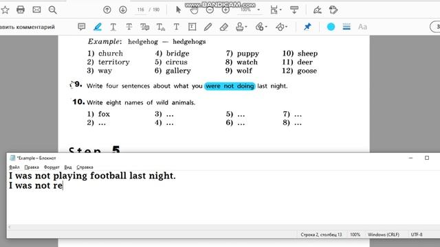 Unit 6, Step 4, Ex. 9 / ГДЗ. 5 класс. Учебник Rainbow English. 2 часть смотреть онлайн