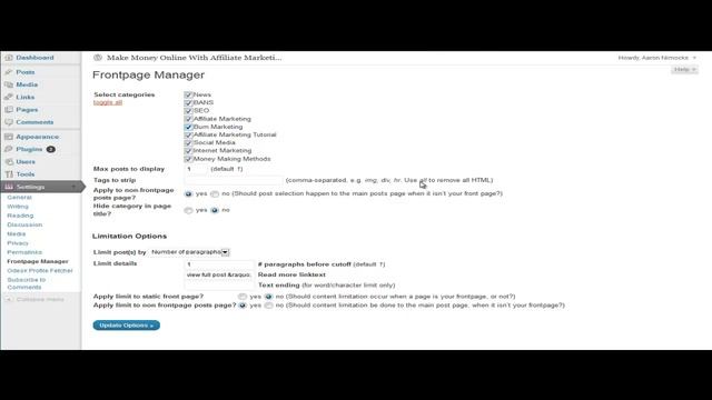 WordPress Tutorial - How to limit Posts per Page смотреть онлайн