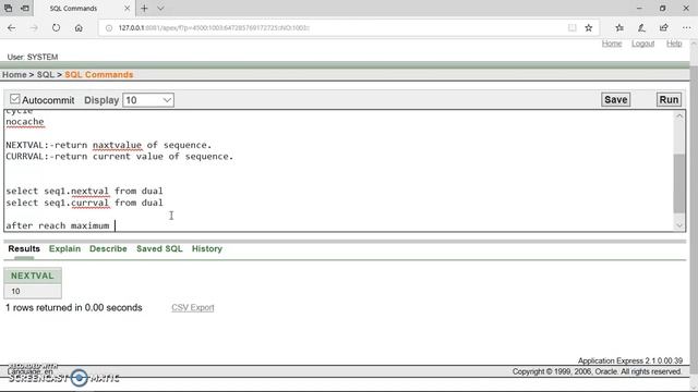 how to create sequence in oracle смотреть онлайн