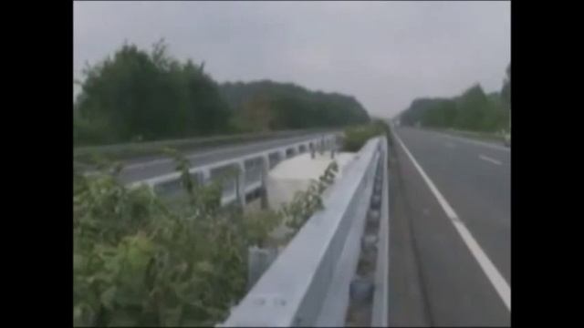 Дорожное ограждение барьерного типа