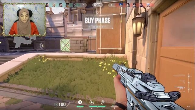 Valorant Noob Reyna Gameplay | Hijabi Streamer #girlgamer #facecam смотреть онлайн