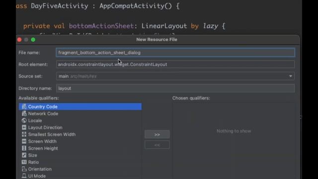 Android Material Design tutorial Day 5 BottomActionSheet and BottomSheetDialogFragment step by step смотреть онлайн